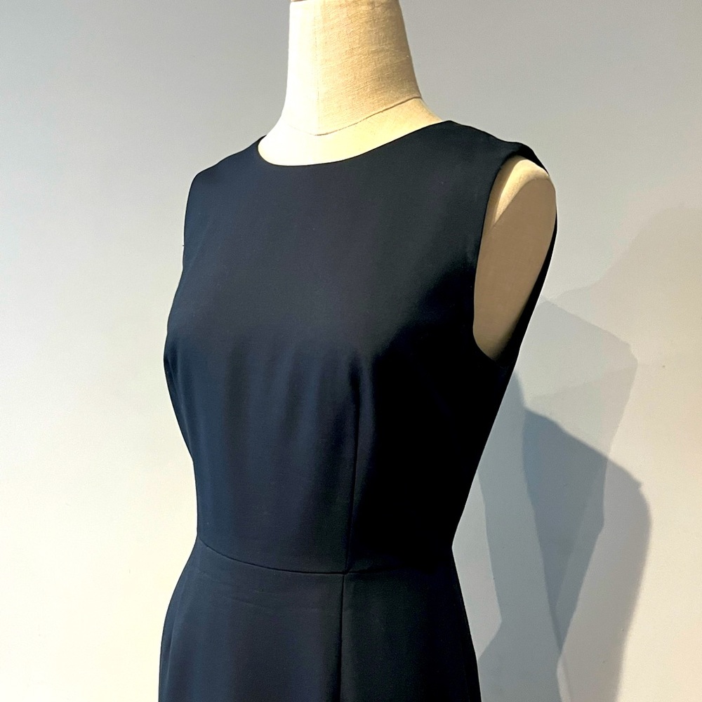 J.Crew Black Ruffle Dress - Picture 3 of 6